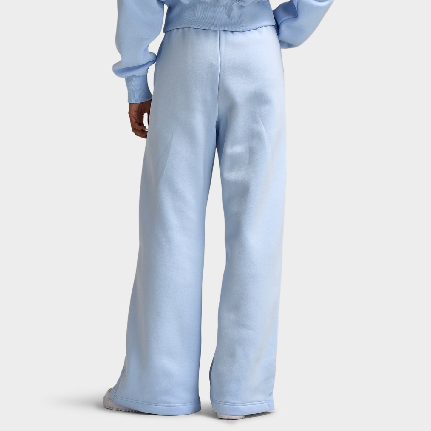 Nike Sportswear Women's Phoenix Fleece High Rise Wide Leg Pants Hydrogen Blue / Sail