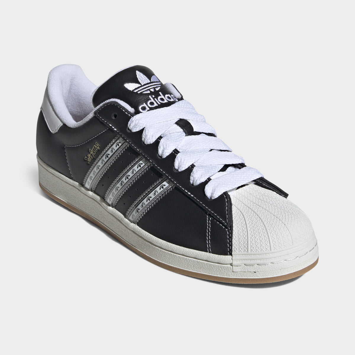 adidas x Korn Superstar Core Black Translucent Better Scarlet
