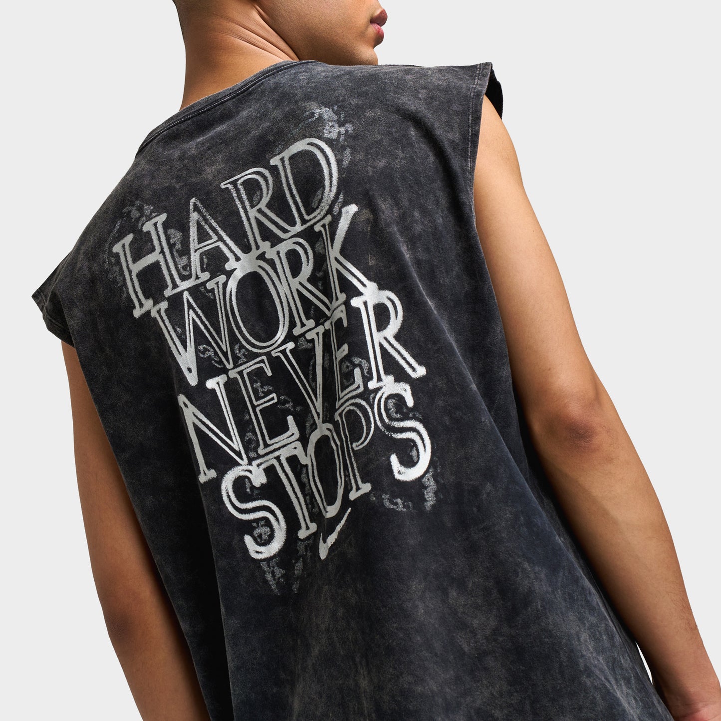 Nike Train Hard Work Graphic Tee / Black