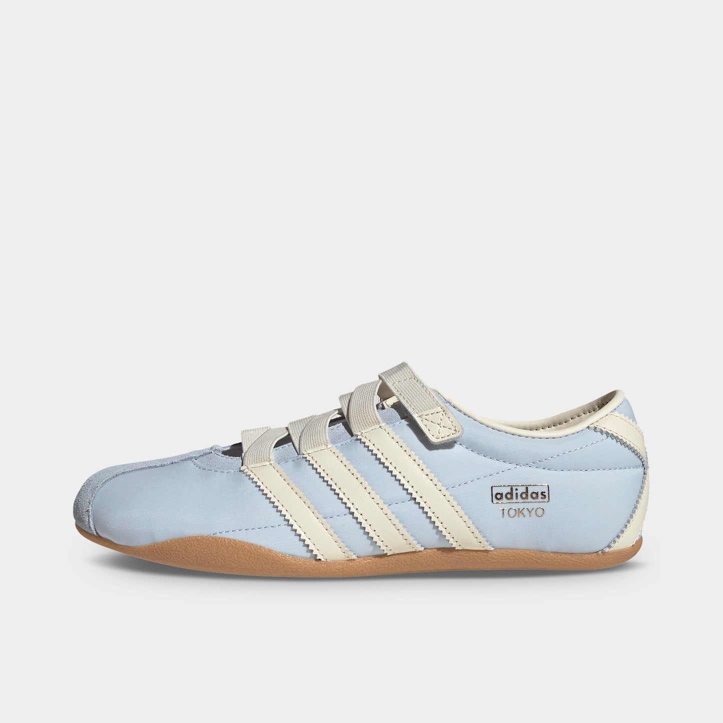 adidas Women's Tokyo Mary Jane Crystal Sky / Cream White - Gold Metallic