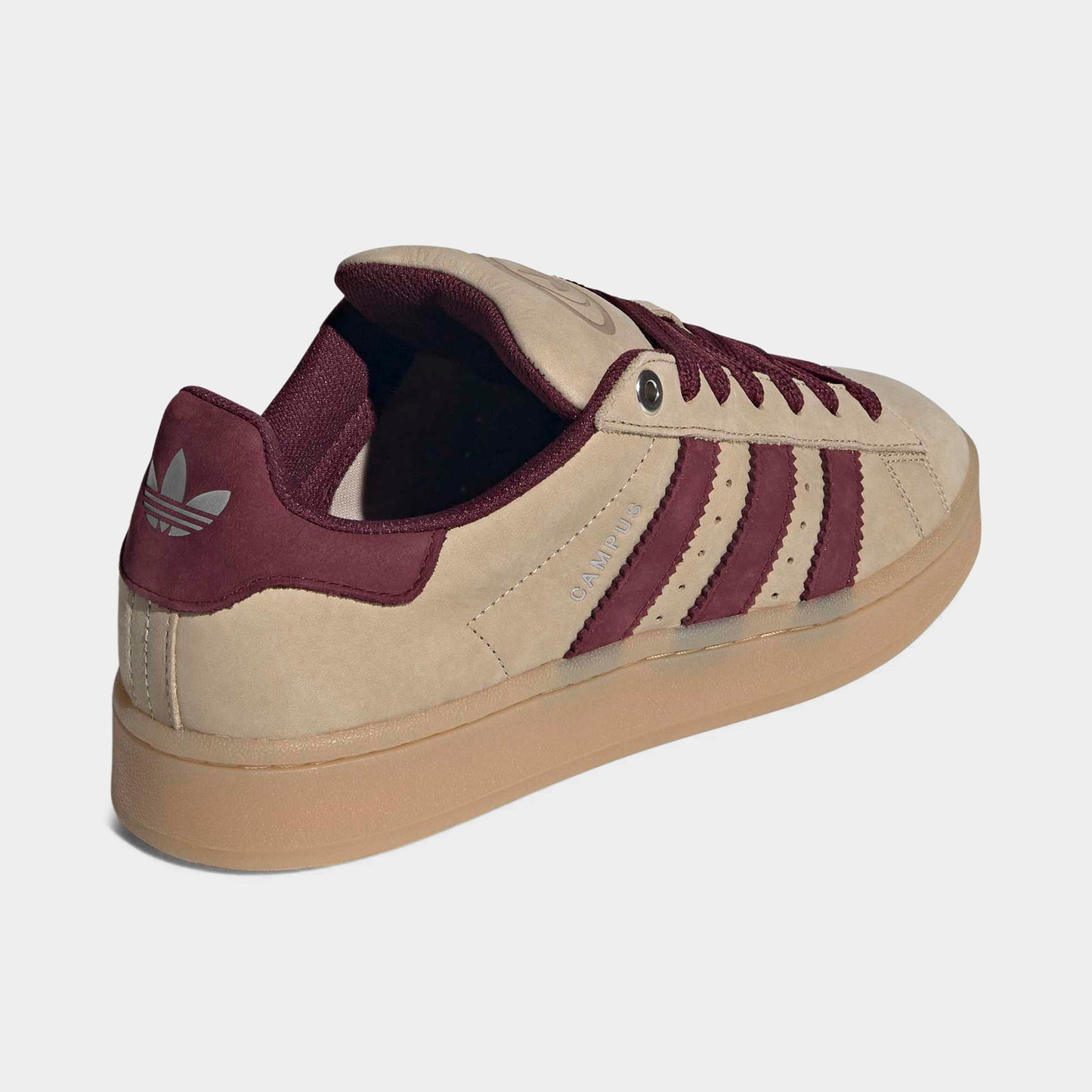 adidas Campus Stone Khaki / Maroon - Gomme
