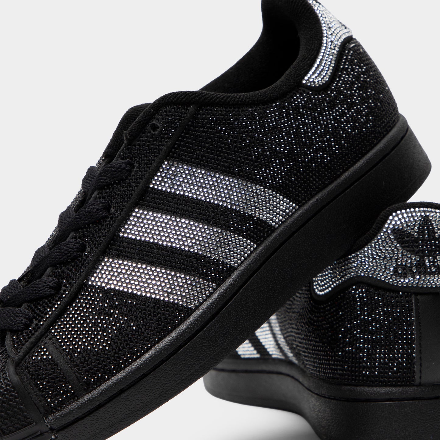 adidas Women's Superstar II Black / Silver Metallic