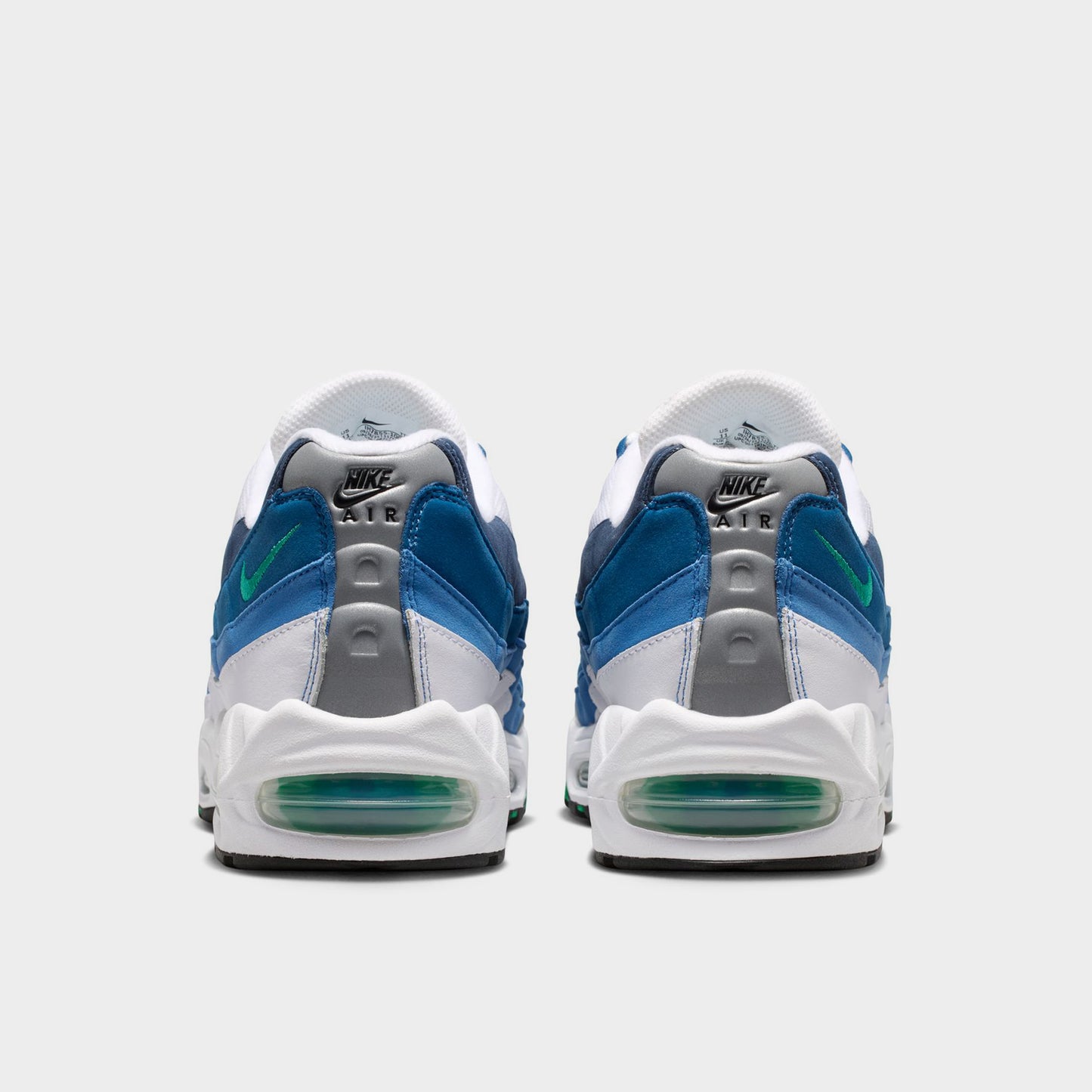 Nike Air Max 95 OG Blanc / Vert Émeraude - Bleu Lac
