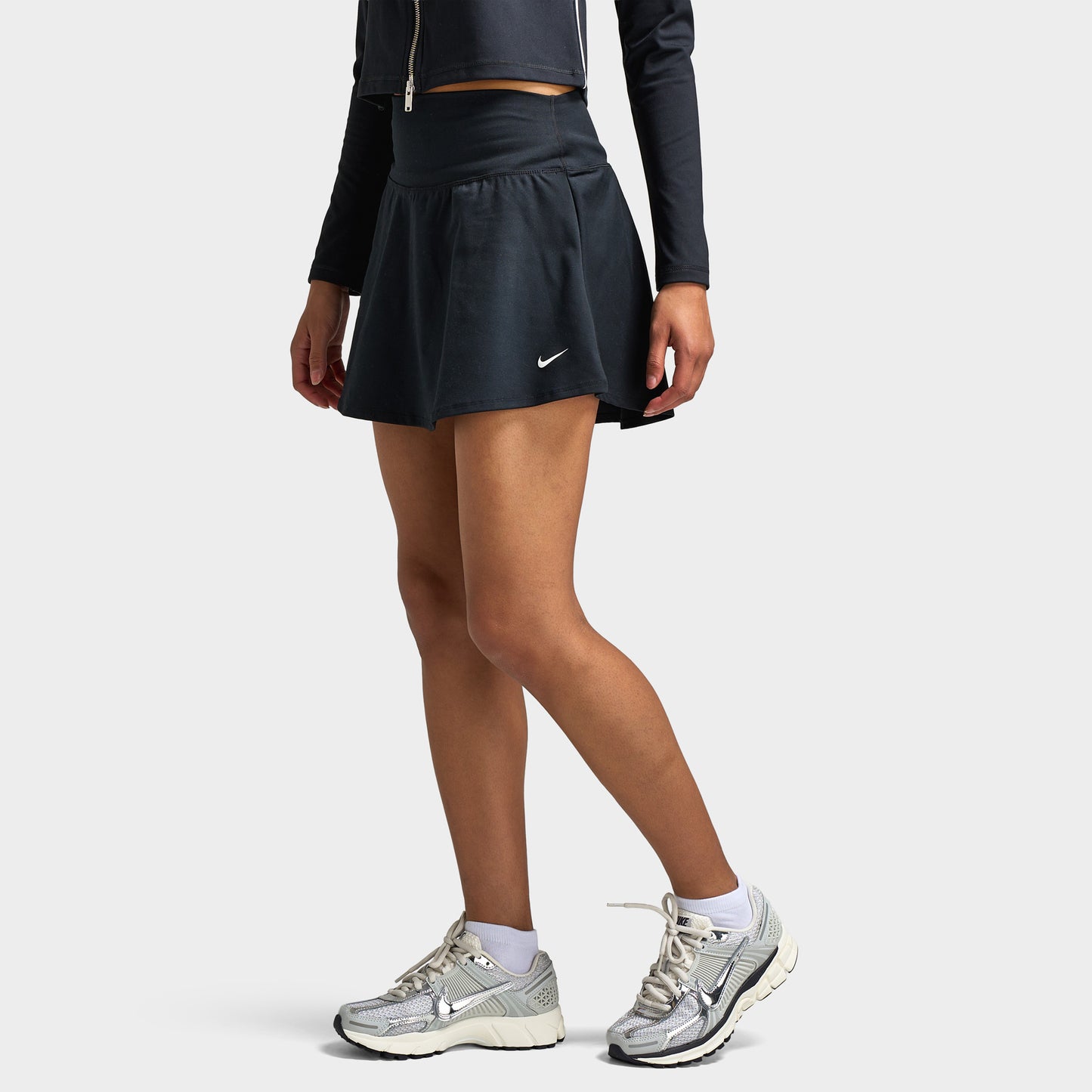 Nike One Femmes Dri-FIT Jupe Noir / Blanc