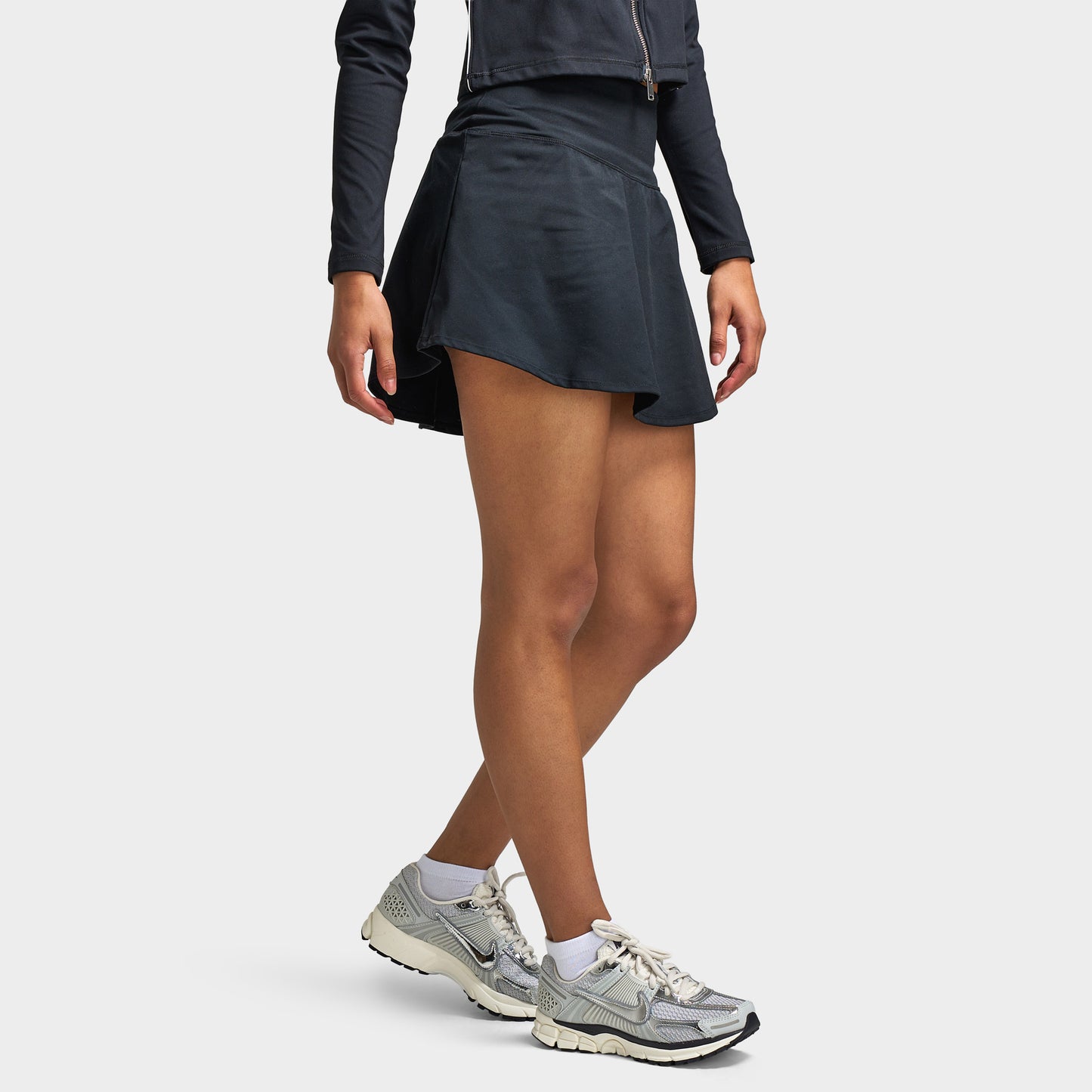 Nike One Femmes Dri-FIT Jupe Noir / Blanc