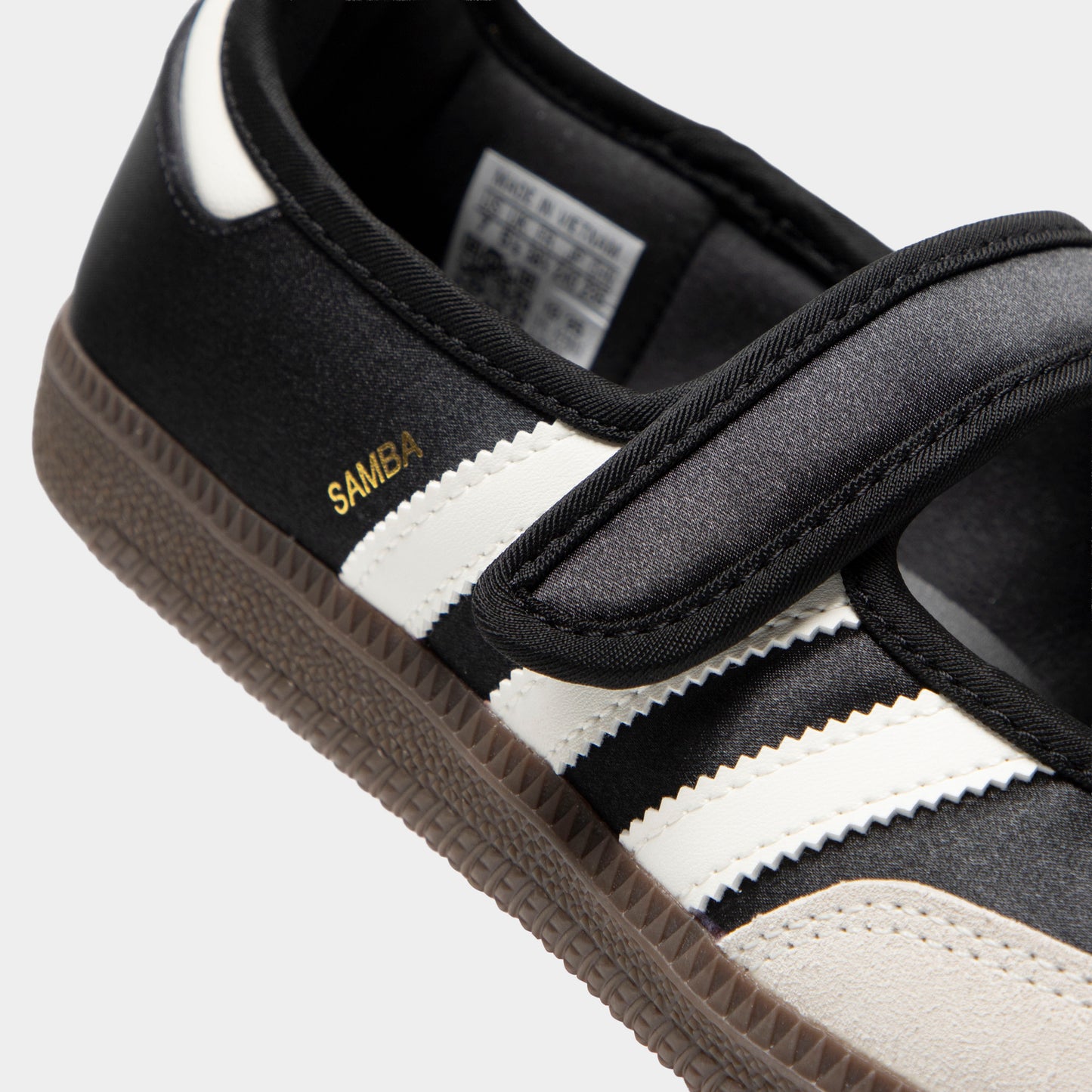 adidas Femmes Samba Jane Noir / Blanc cassé - Or métallique