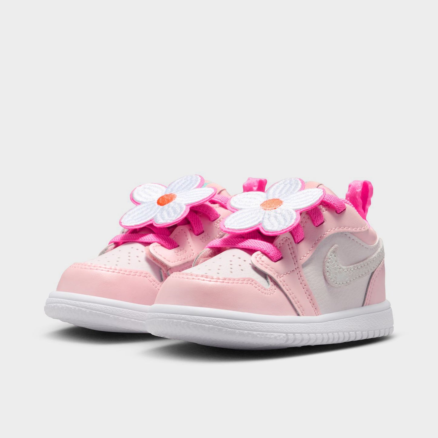Jordan 1 Low SE TD Rose Fluorescent / Bleu Clair - Rose Éclatant