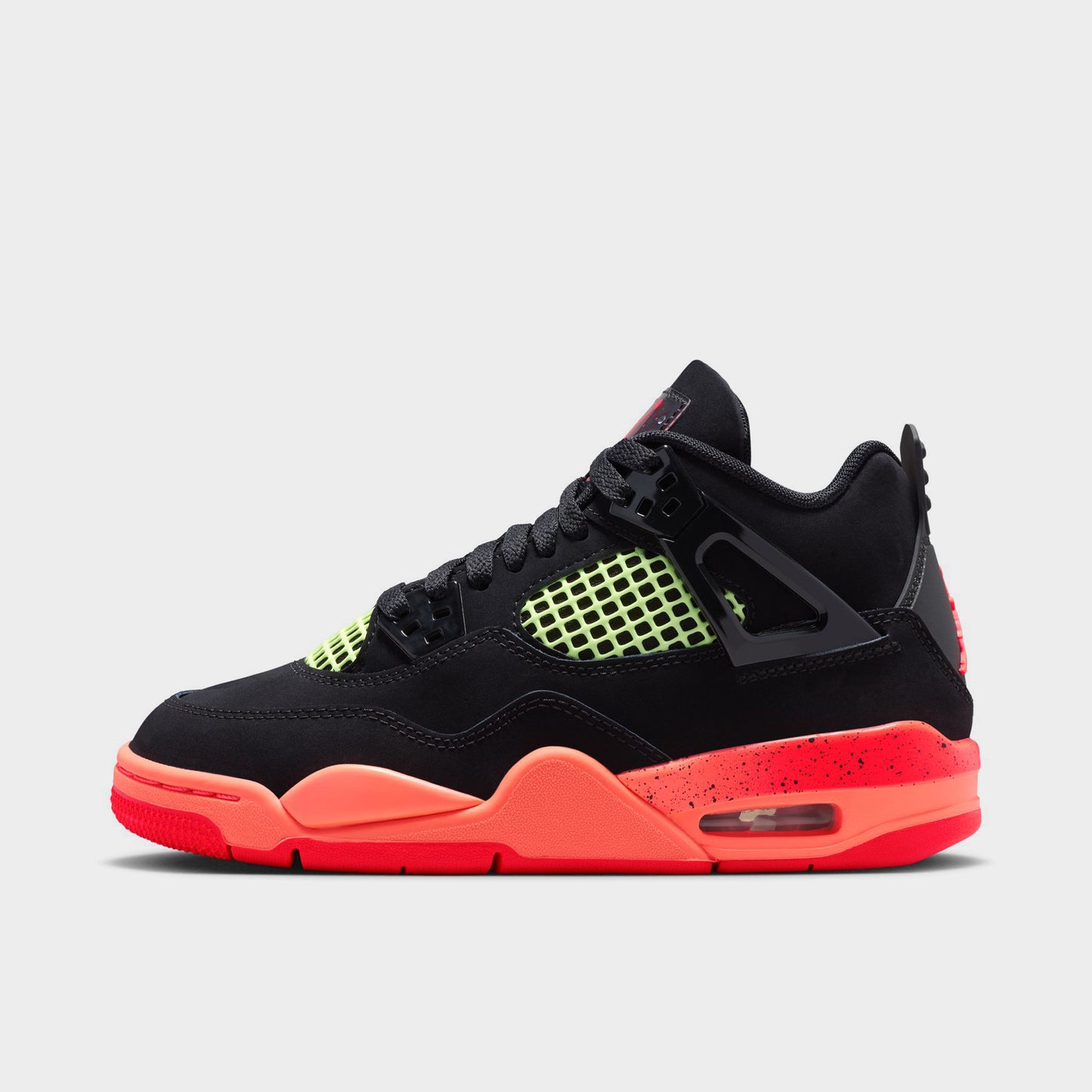 Jordan 4 KS Retro GS Black / Infrared 23 - Bright Mango