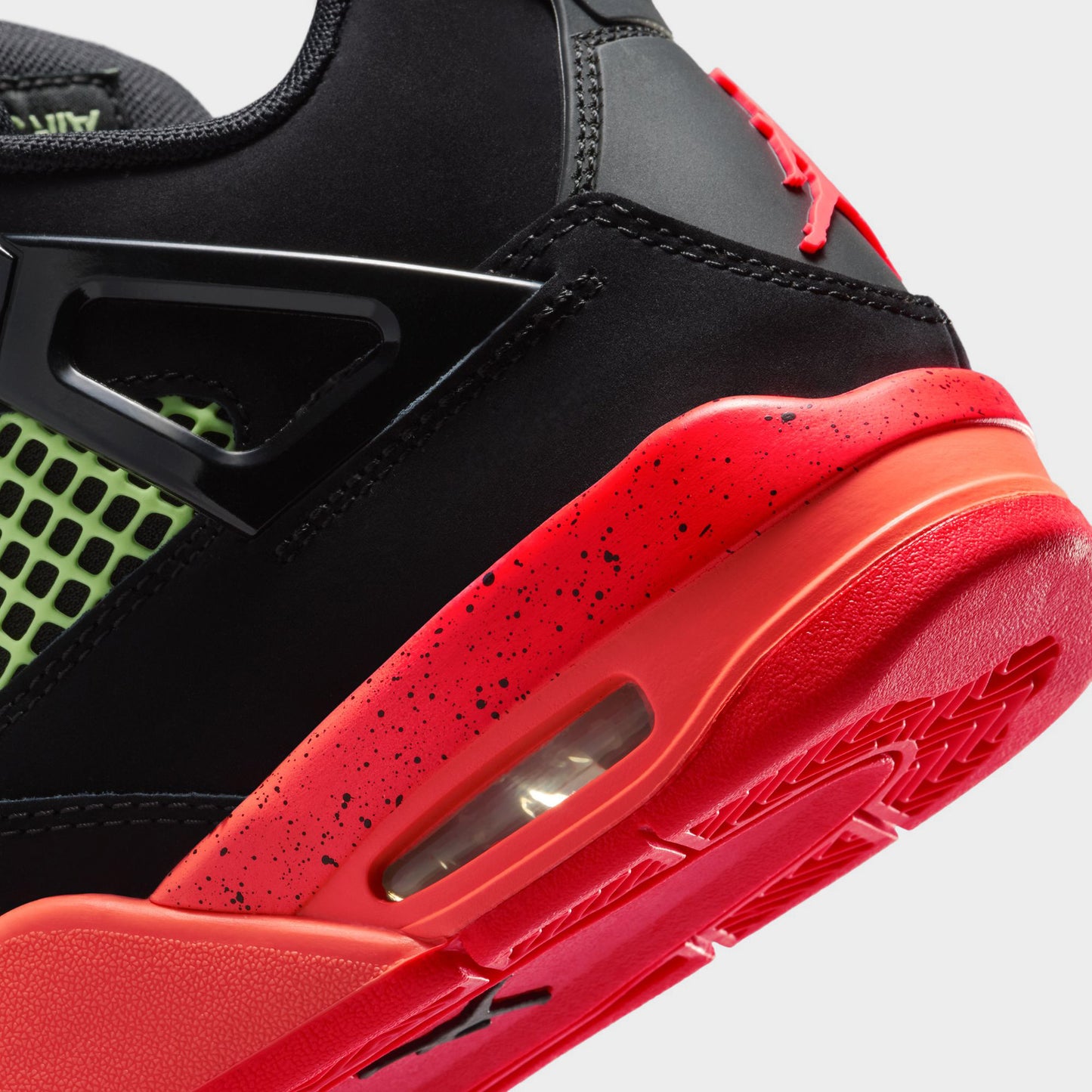 Jordan 4 KS Retro GS Black / Infrared 23 - Bright Mango