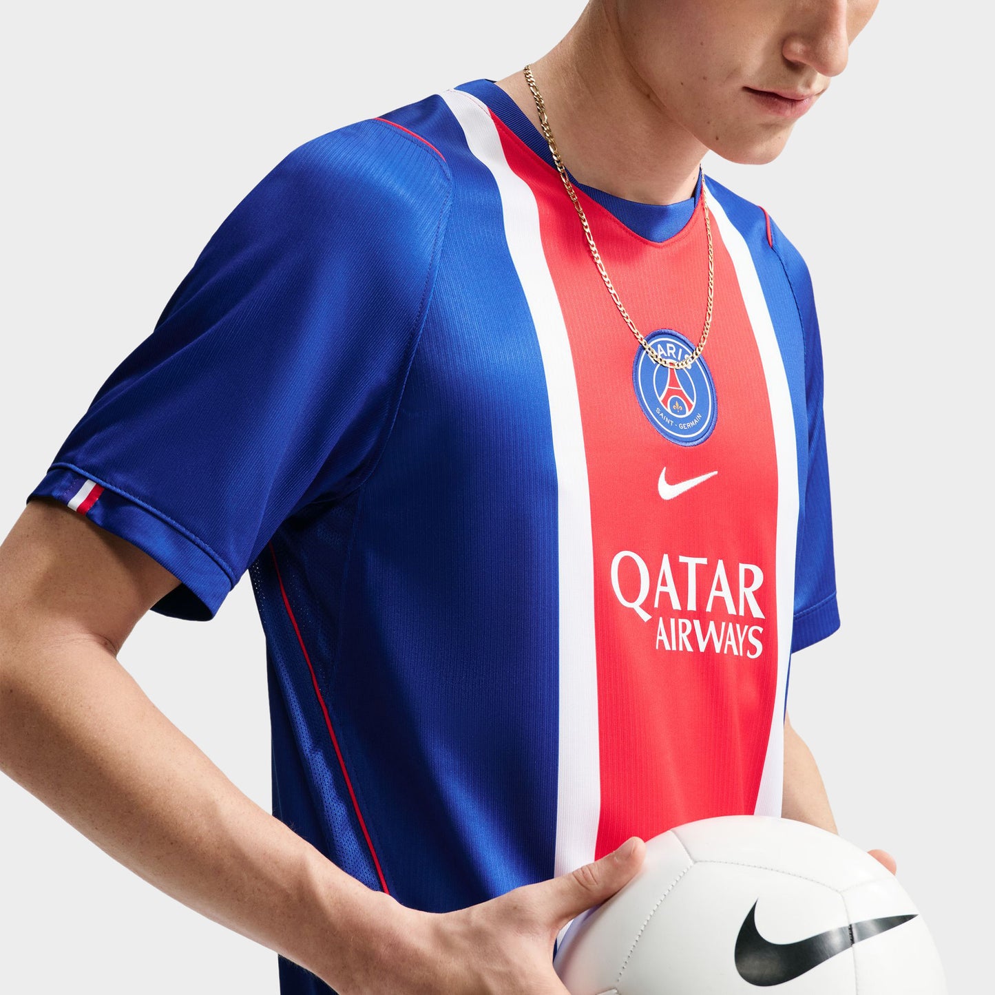 Nike Paris Saint-Germain Maillot Royal Ancien / Blanc - Rouge Universitaire
