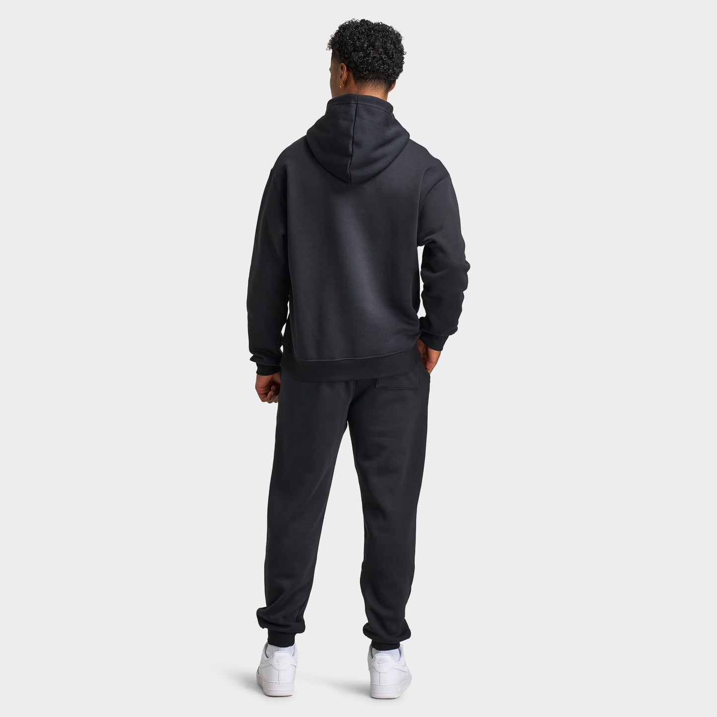 Jordan Brooklyn Varsity Fleece Pullover Hoodie Black / White
