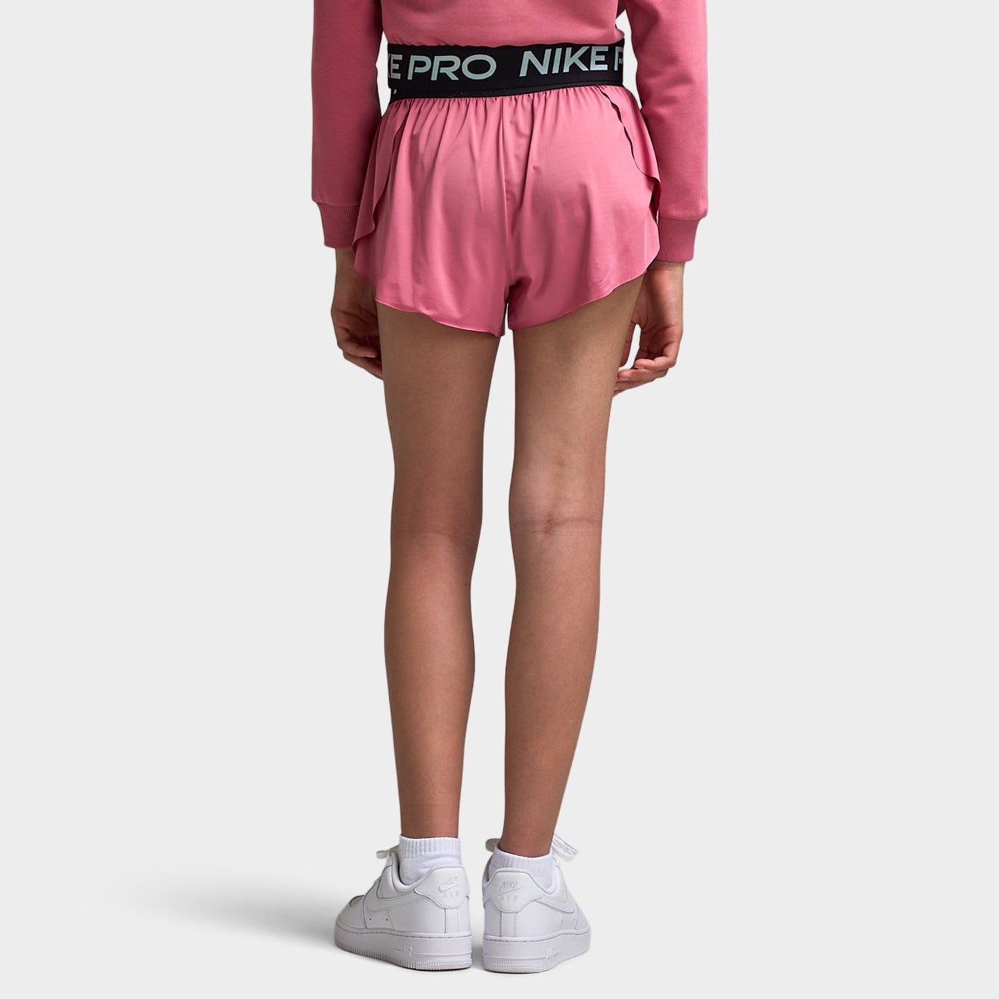 Nike Dri-FIT Juniors' 2in1 Knit Shorts Peony / Peony - Black