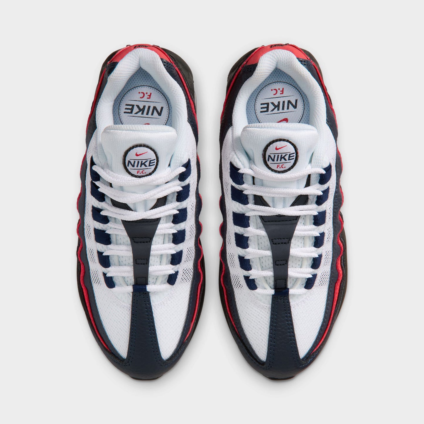 Nike Air Max 95 GS Coupe du Monde Obsidien / Or Métallisé - Rouge Défi