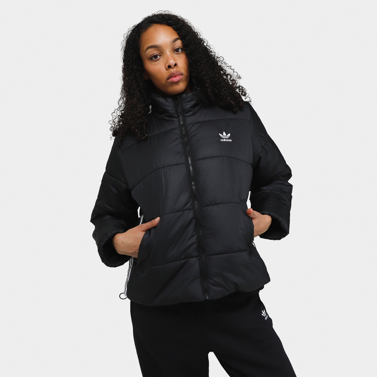 Adidas puffer jacket girls discount