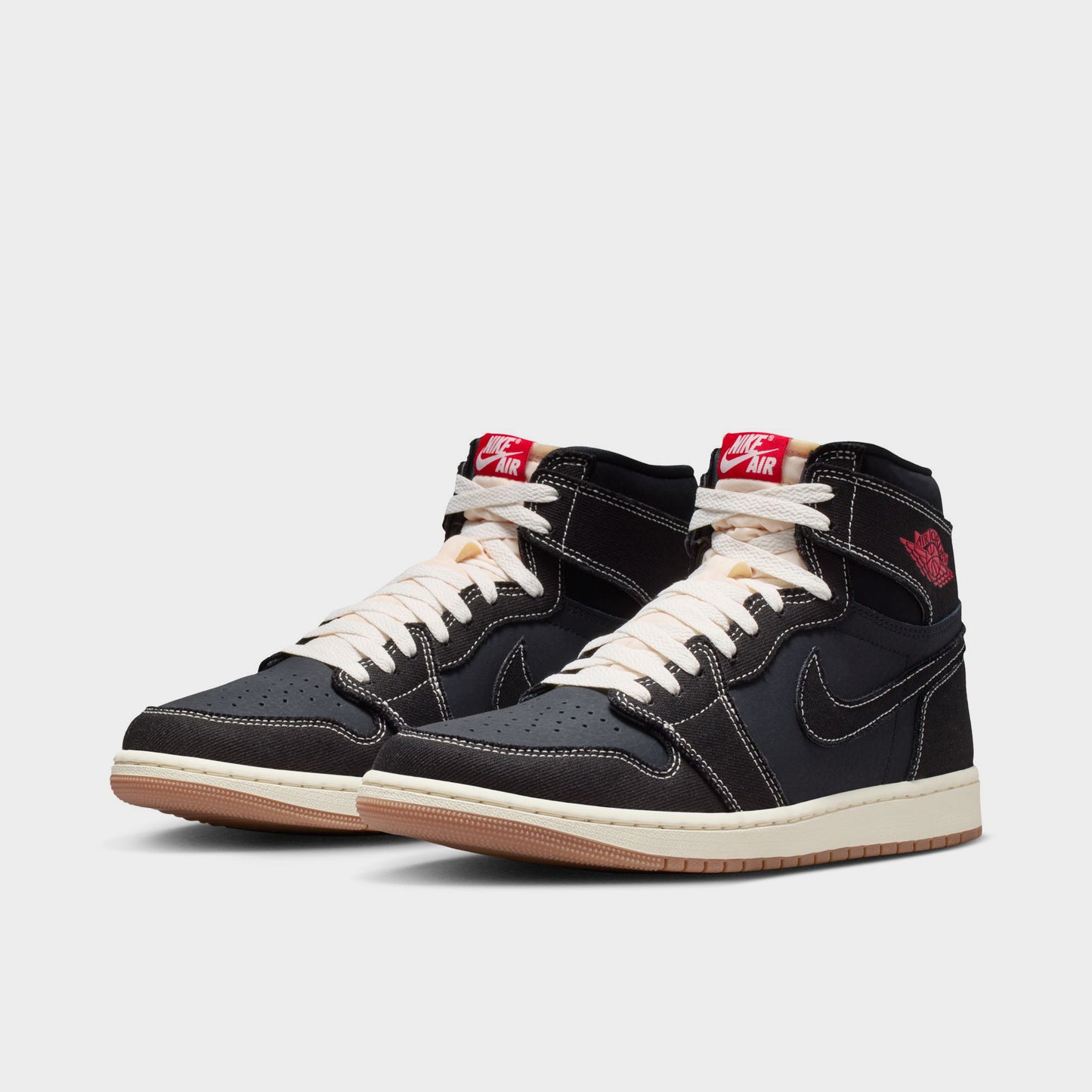 Jordan 1 Retro High OG Flight Club Black / University Red - Sail