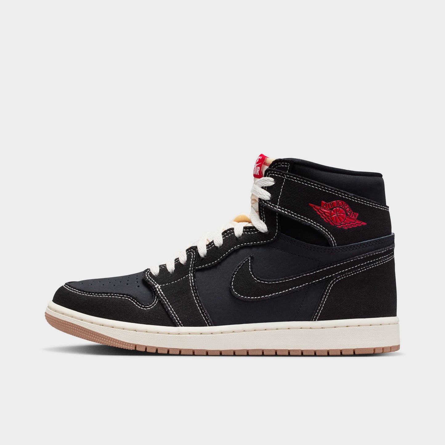 Jordan 1 Retro High OG Flight Club Black / University Red - Sail