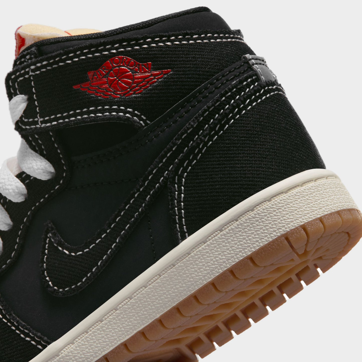 Jordan 1 High OG Retro PS Noir / Voile - Gomme