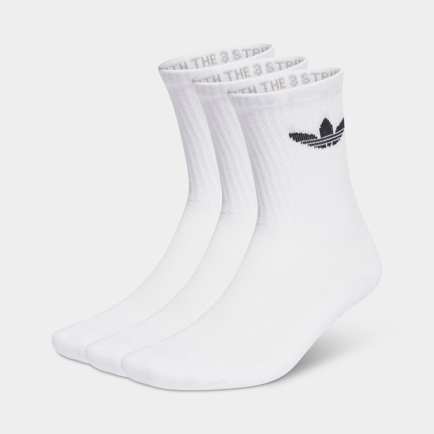 adidas Originals Chaussettes coussinées Trefoil (lot de 3) / Blanc