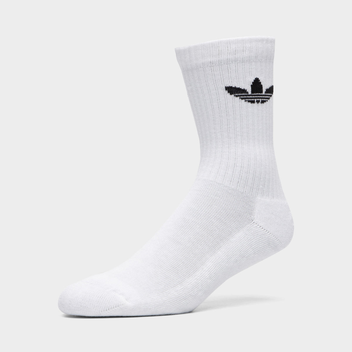 adidas Originals Trefoil Chaussettes Courtes Coussinées (Paquet de 6) / Blanc