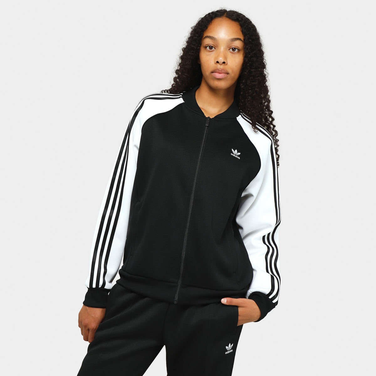 Adidas Women s Adicolor Classics Oversized SST Track Jacket