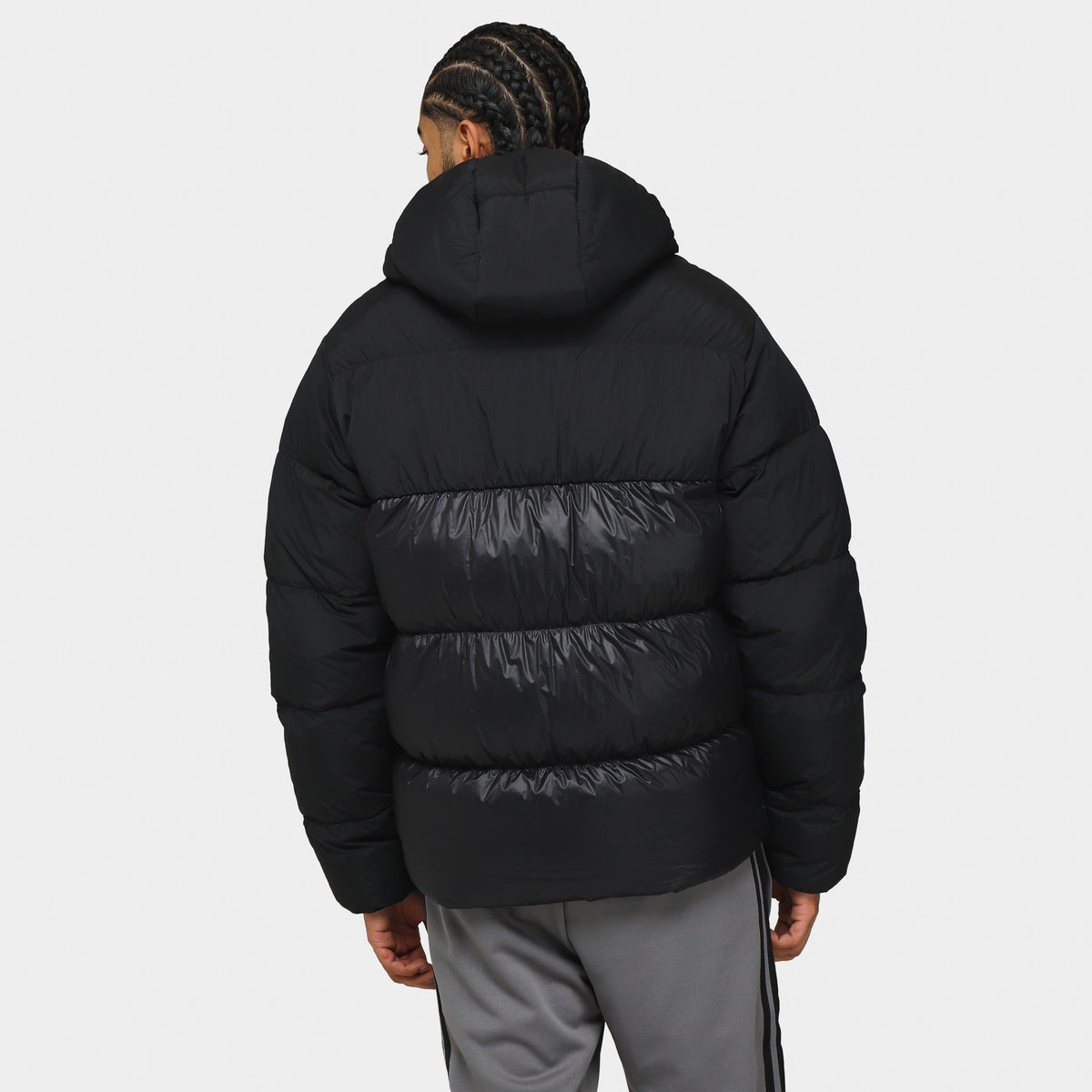 adidas Originals Adicolor Down Regen Hooded Puffer Jacket Black JD Sports