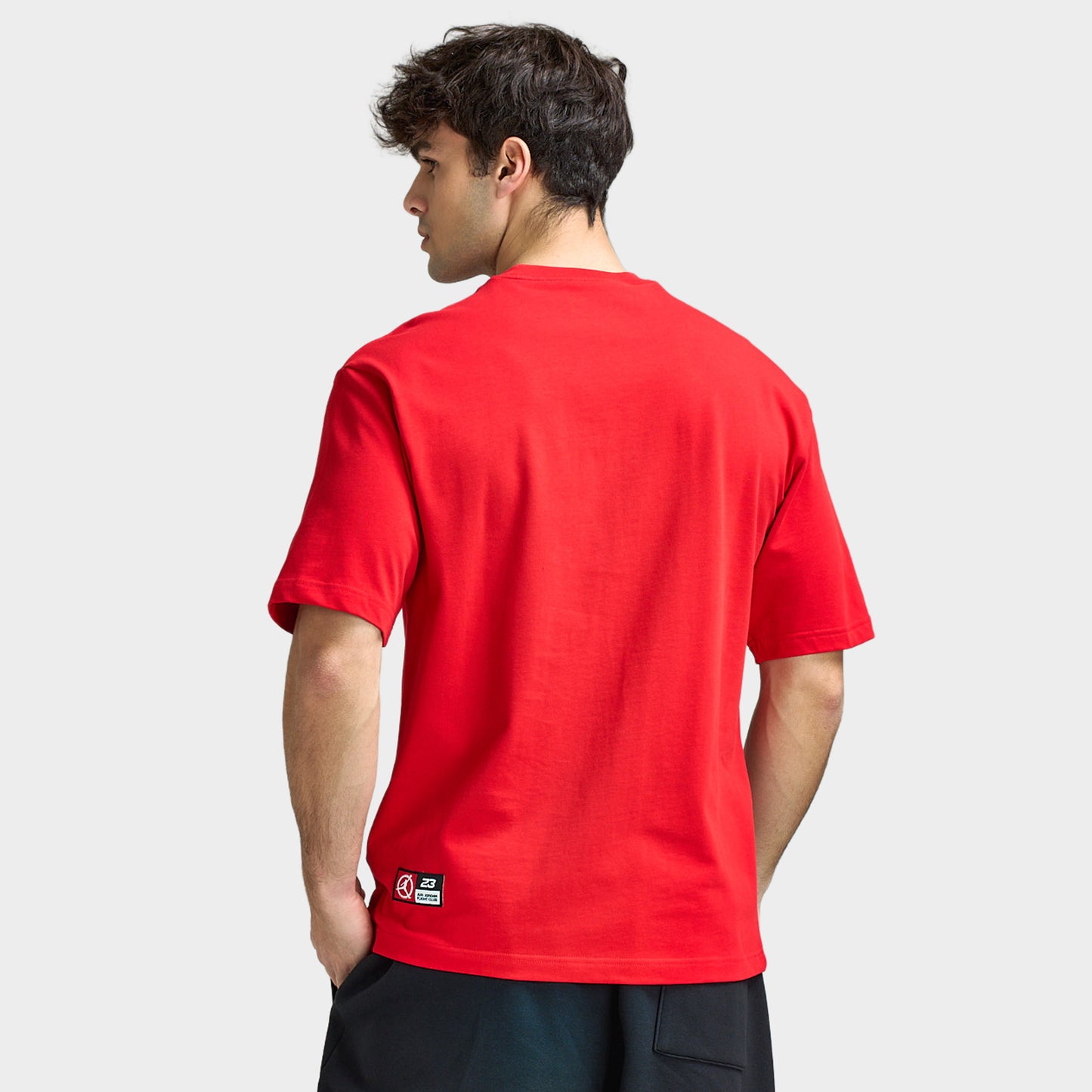 Jordan Graphic Flight Club Crew Neck Basic T-shirt / University Red