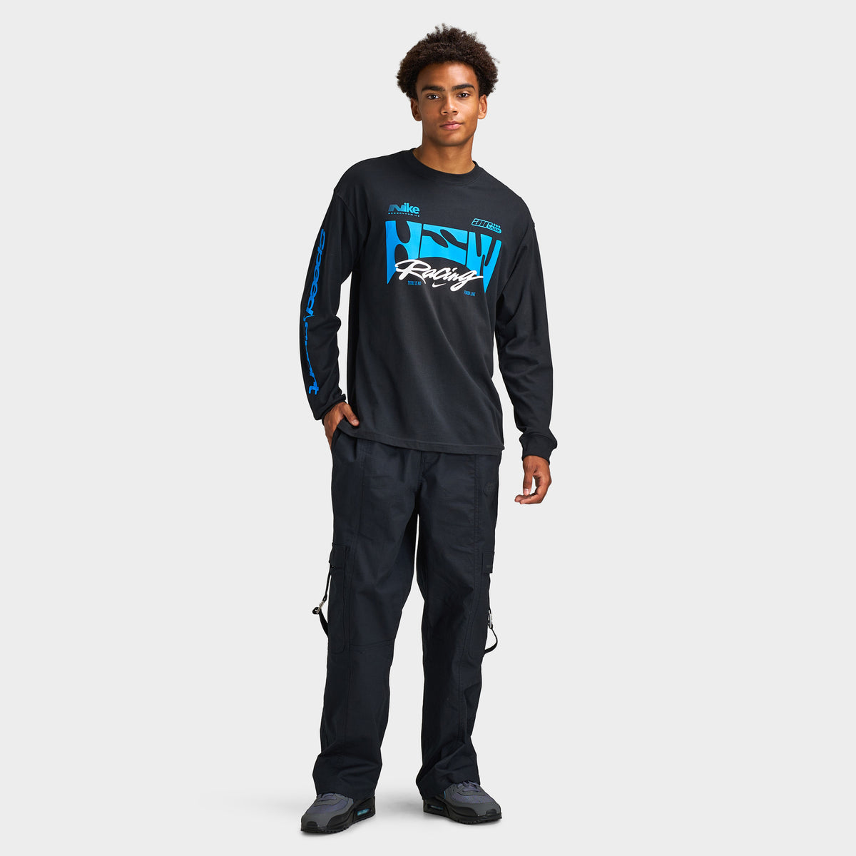 Nike Sportswear Swoosh Speed T-shirt à Manches Longues / Noir
