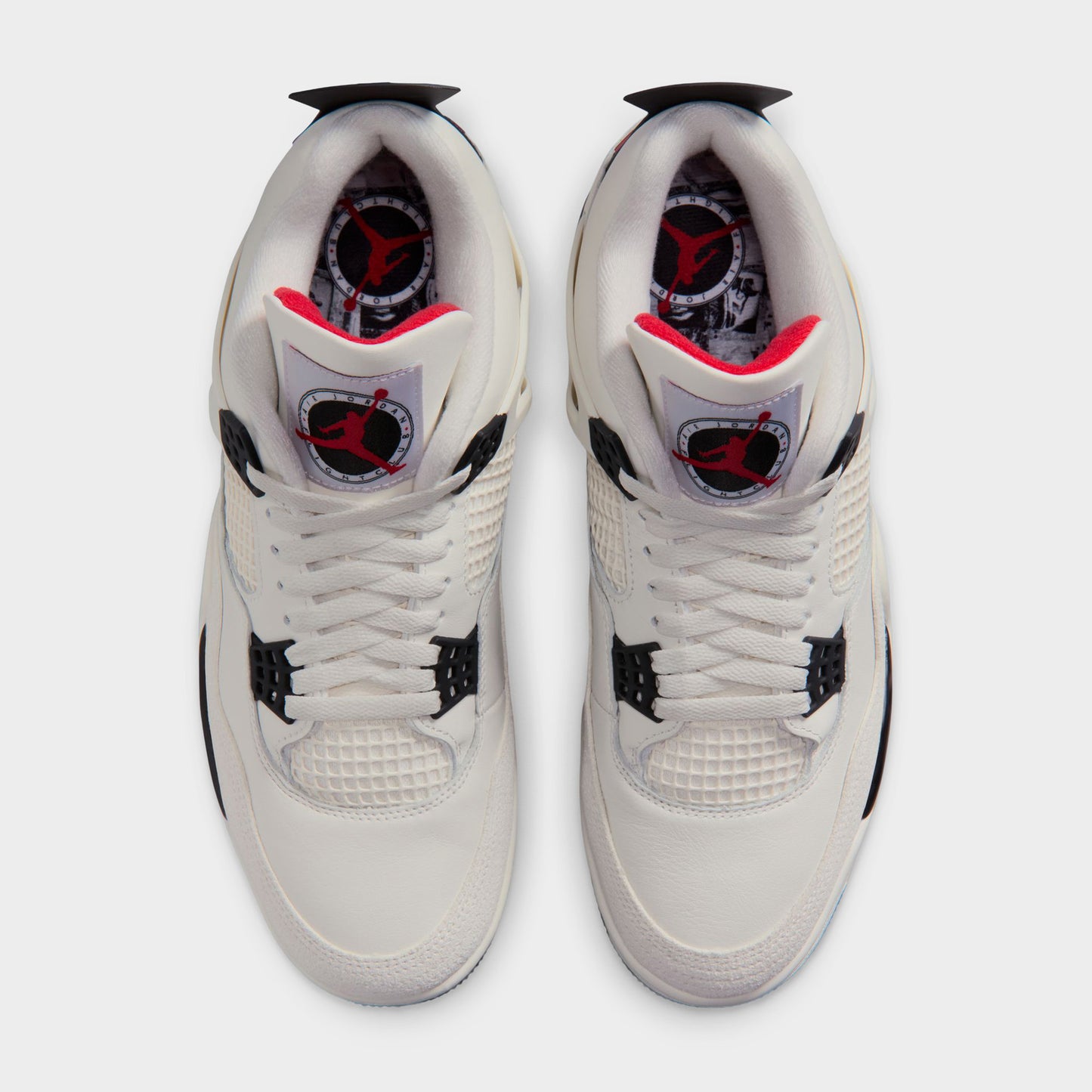 Jordan 4 Retro OG Flight Club Sail / Black - University Red