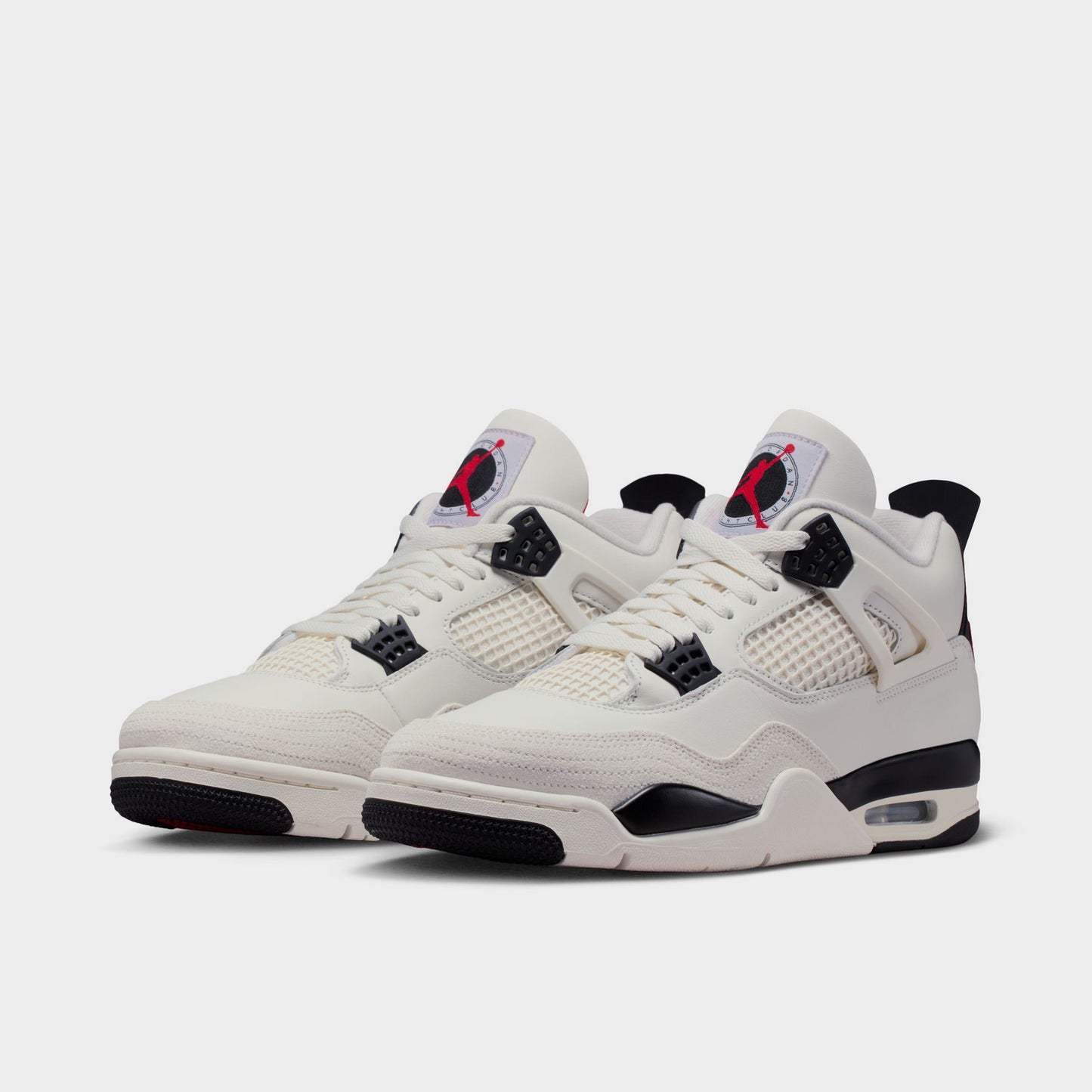 Jordan 4 Retro OG Flight Club Sail / Black - University Red
