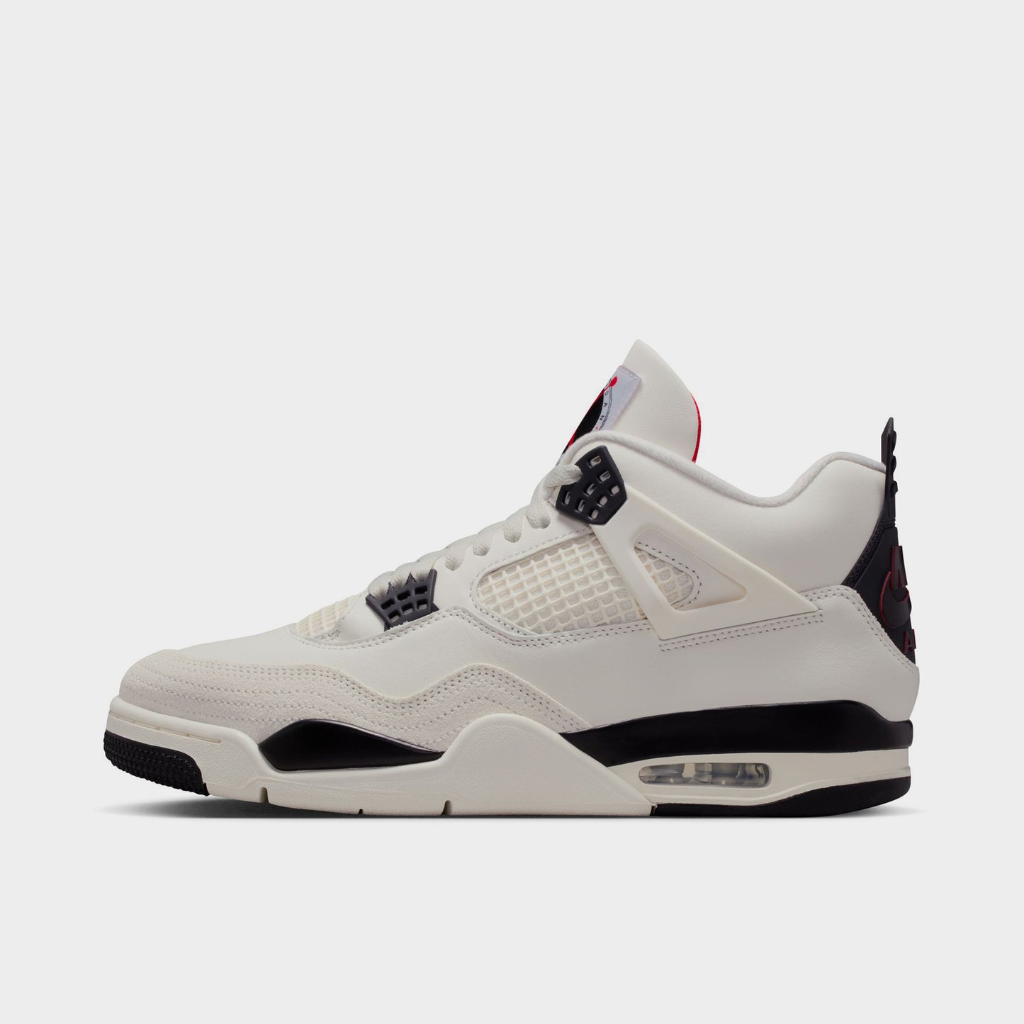 Jordan 4 Retro OG Flight Club Sail / Black - University Red