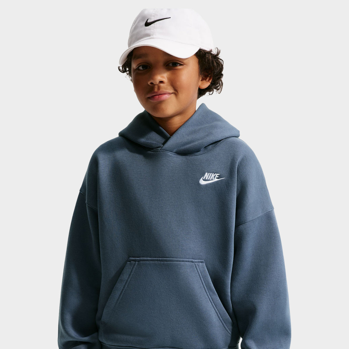 Nike Juniors' Club Fleece Hoodie / Diffused Blue