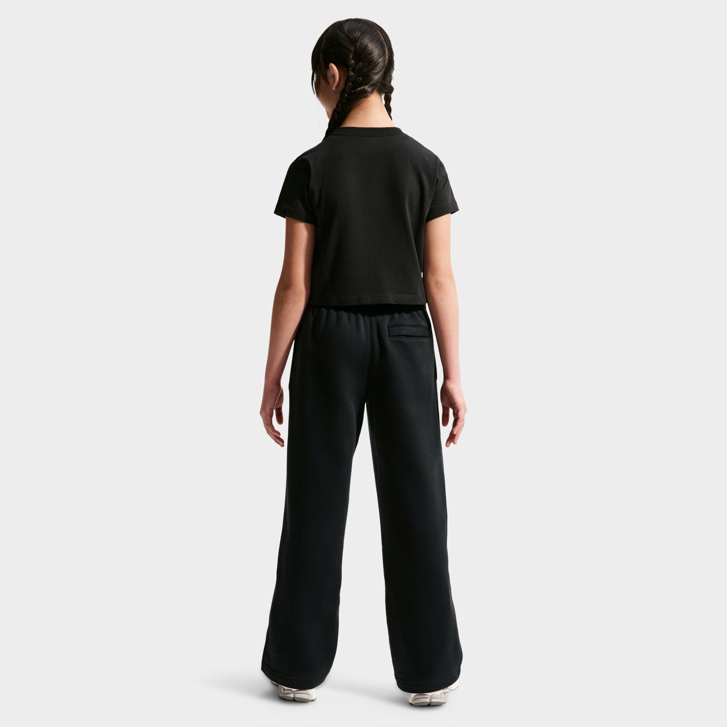 Nike Juniors' Loose Open-Hem Pants / Black