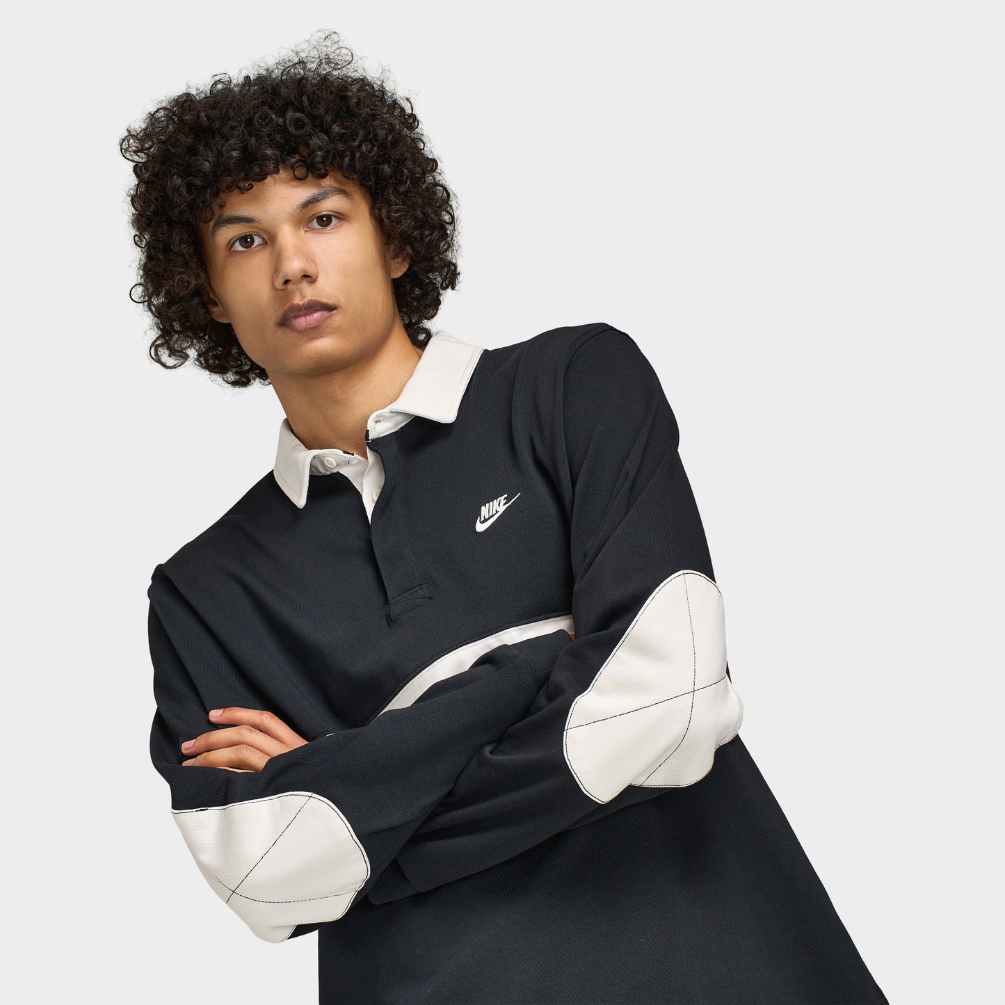 Nike Club Chandail Rugby à Manches Longues / Noir