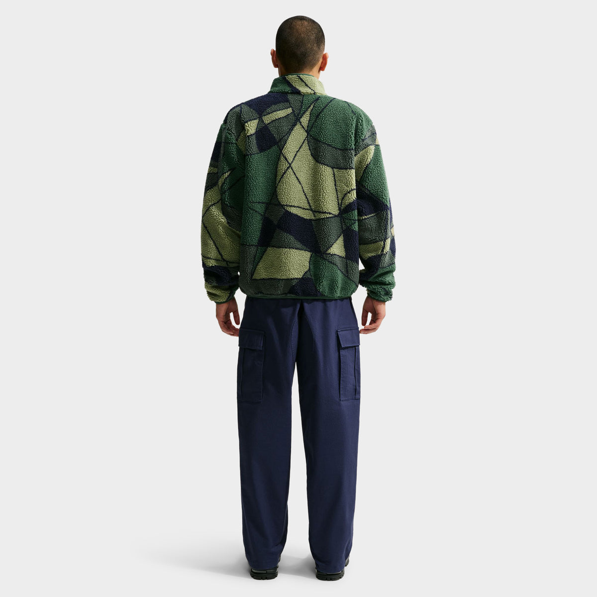 Nike Club Fleece AOP Art Top / Fir