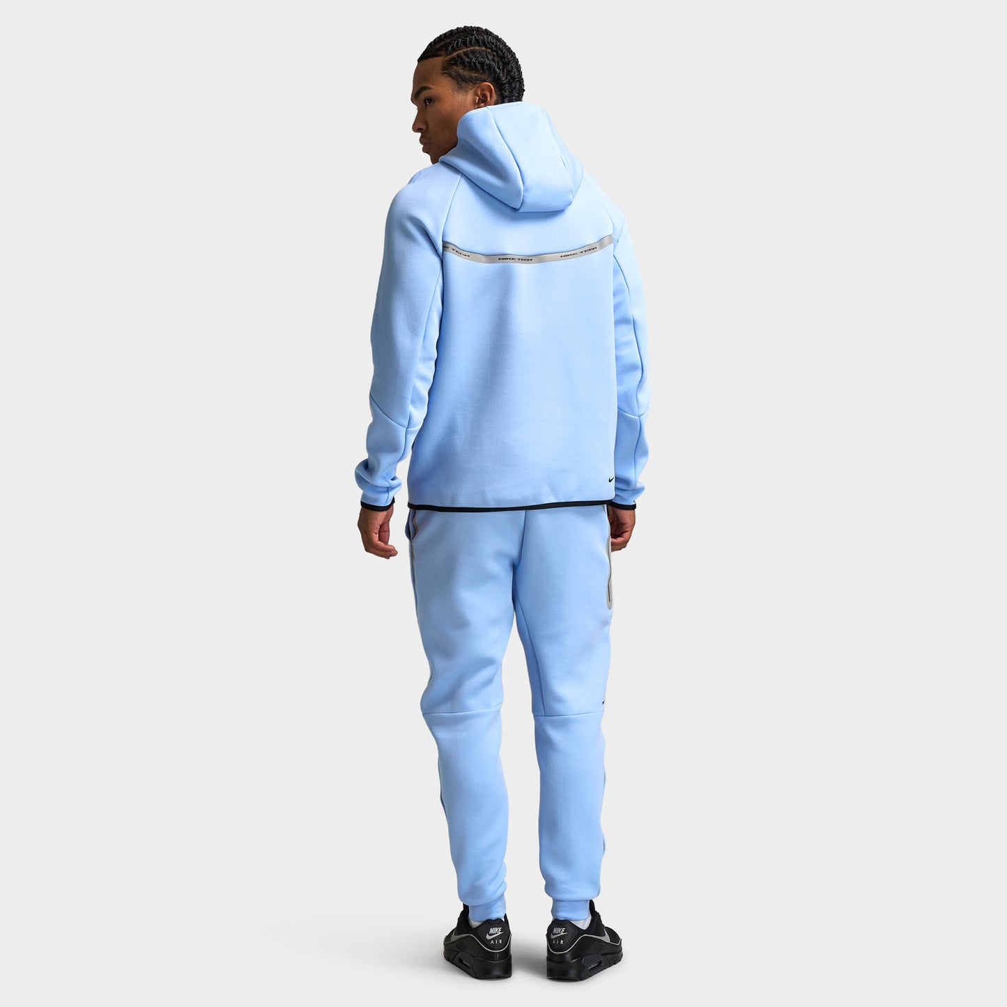Nike Sportswear Tech Fleece Chandail à Capuchon Réfléchissant / Bleu