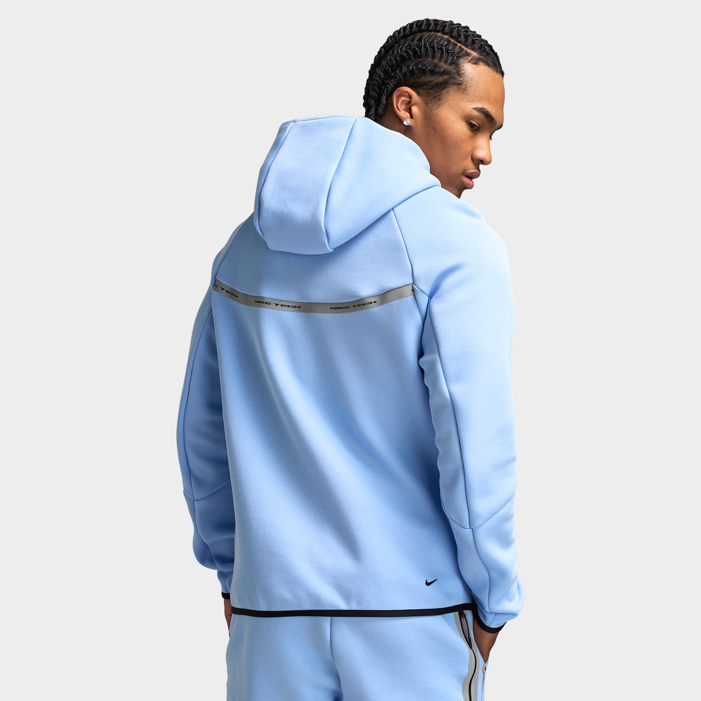 Nike Sportswear Tech Fleece Chandail à Capuchon Réfléchissant / Bleu