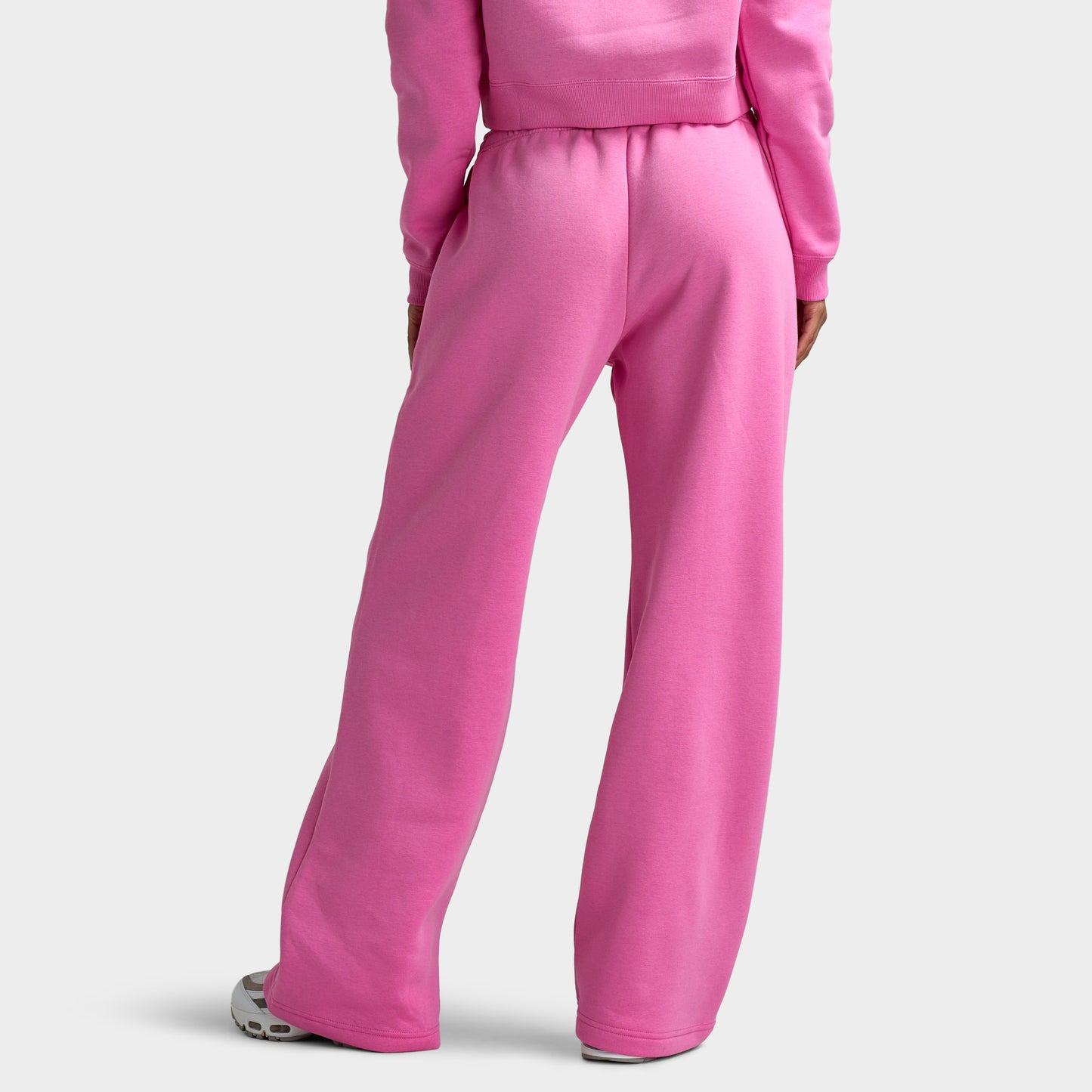 Nike Sportswear Phoenix Pantalon Coupe Droite Polaire / Rose ludique