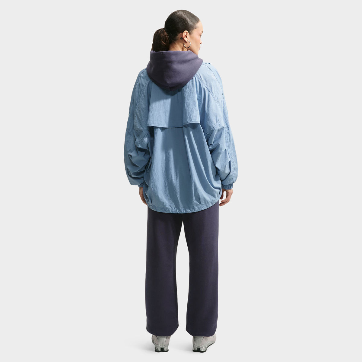 Nike Woman Studio Fleece Loose Cut Midweight Jogging Gridiron / Sail
