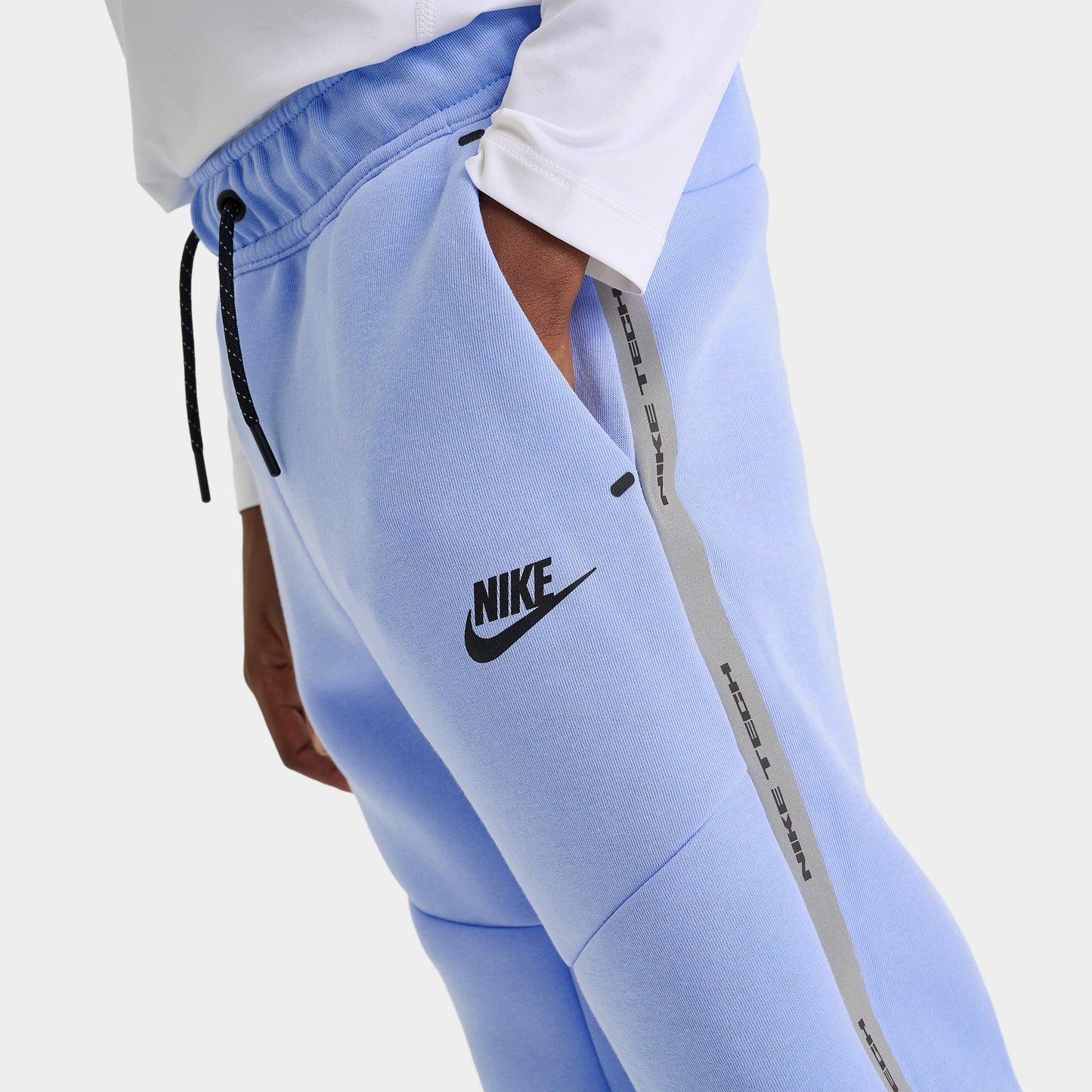 Nike Sportswear Junior Tech Fleece Joggers Reflect Aluminium / Noir