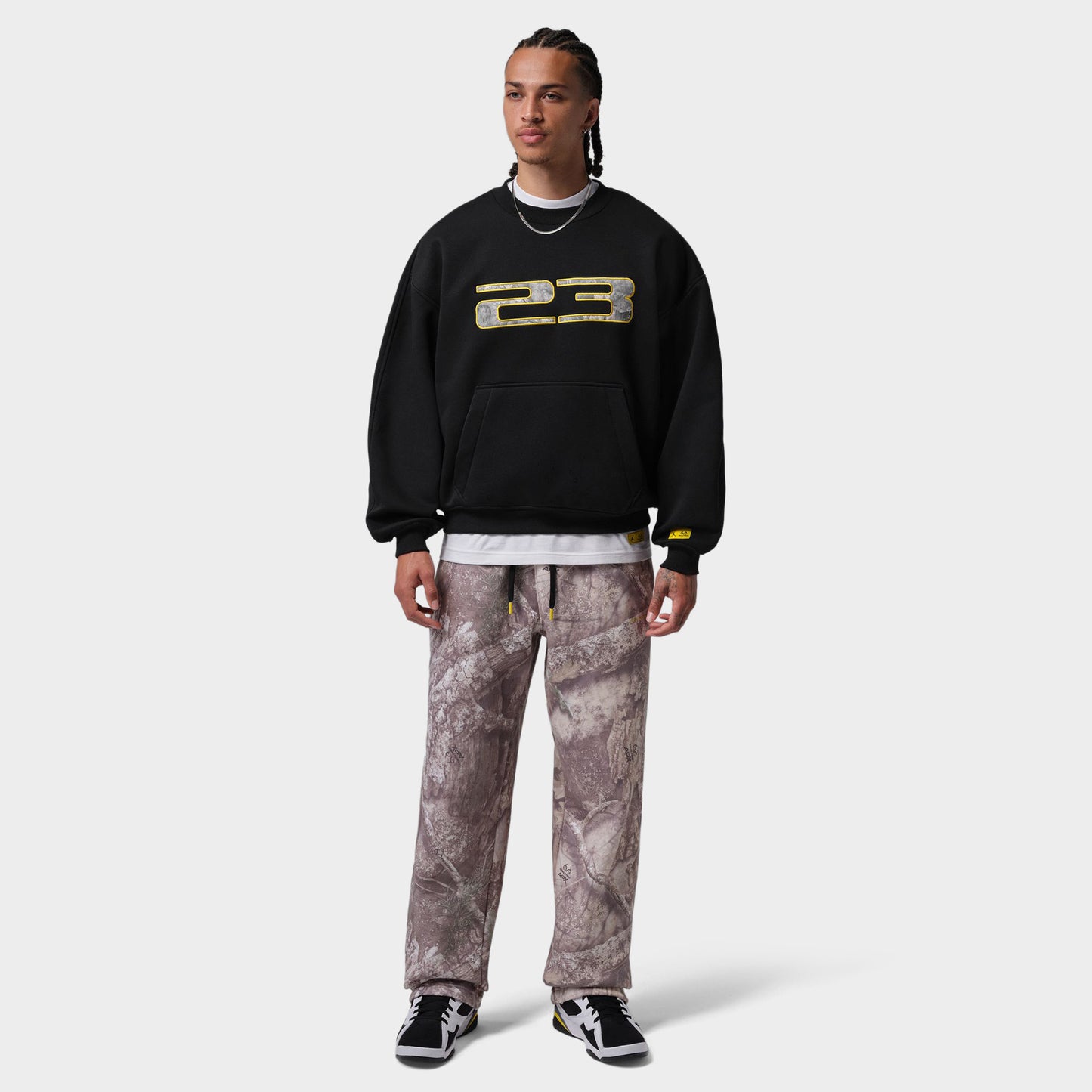 Jordan Brooklyn Realtree Fleece Crew / Black