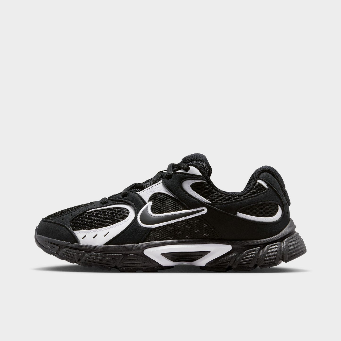 Nike V5 RNR Suede GS Noir / Noir - Blanc