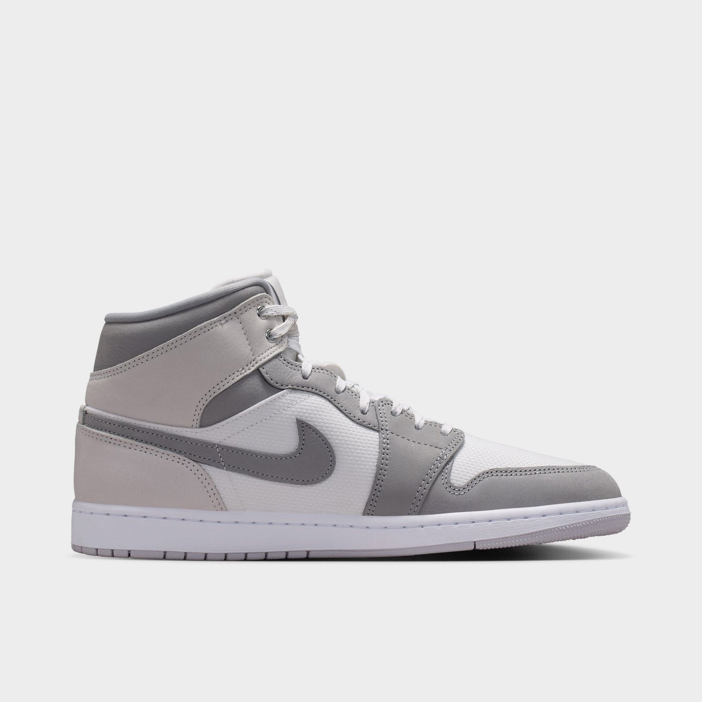 Jordan 1 Mid SE Summit White / Light Smoke Grey - Phantom