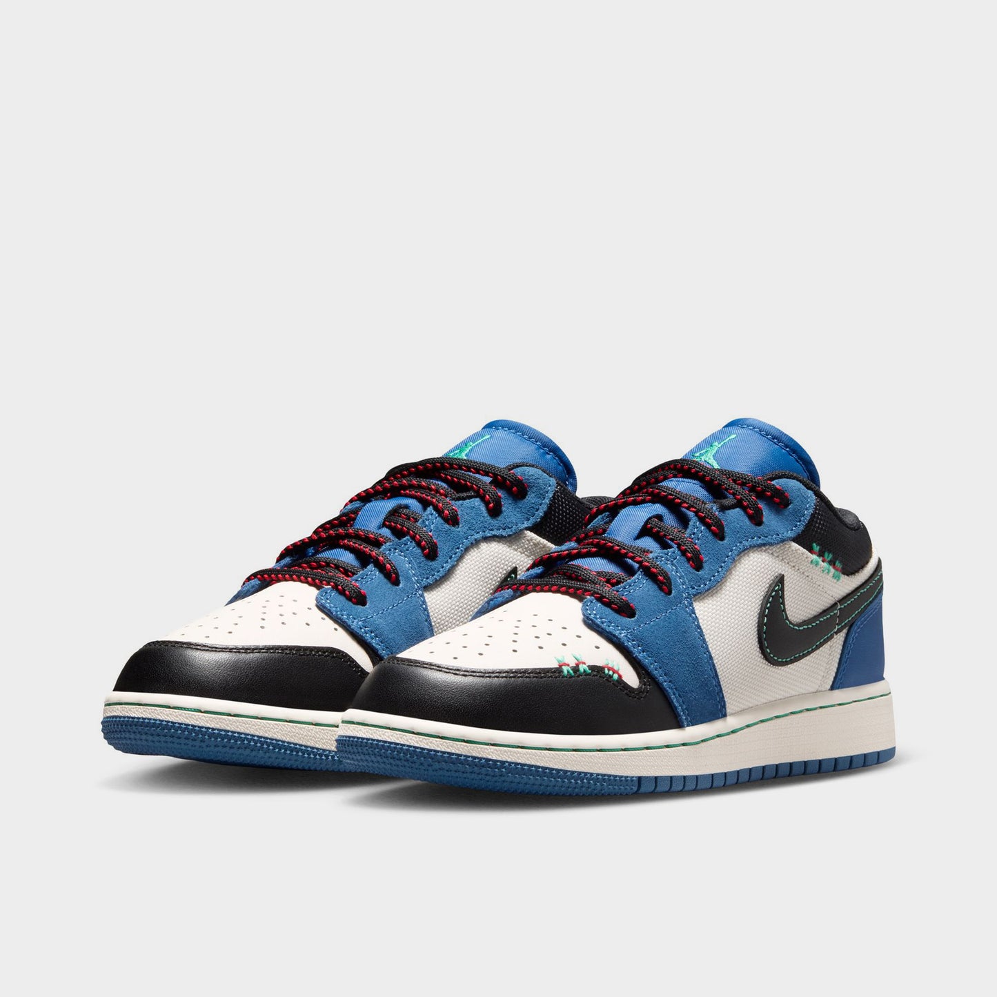 Jordan 1 Low SE GS True Blue / Black - University Red