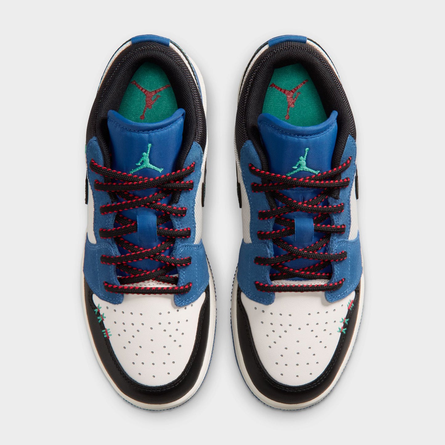 Jordan 1 Low SE GS True Blue / Black - University Red