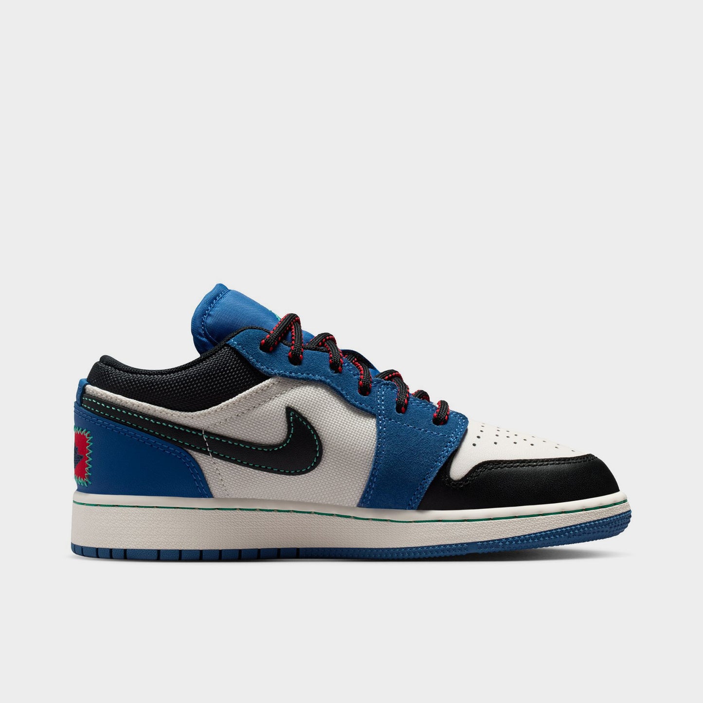 Jordan 1 Low SE GS True Blue / Black - University Red