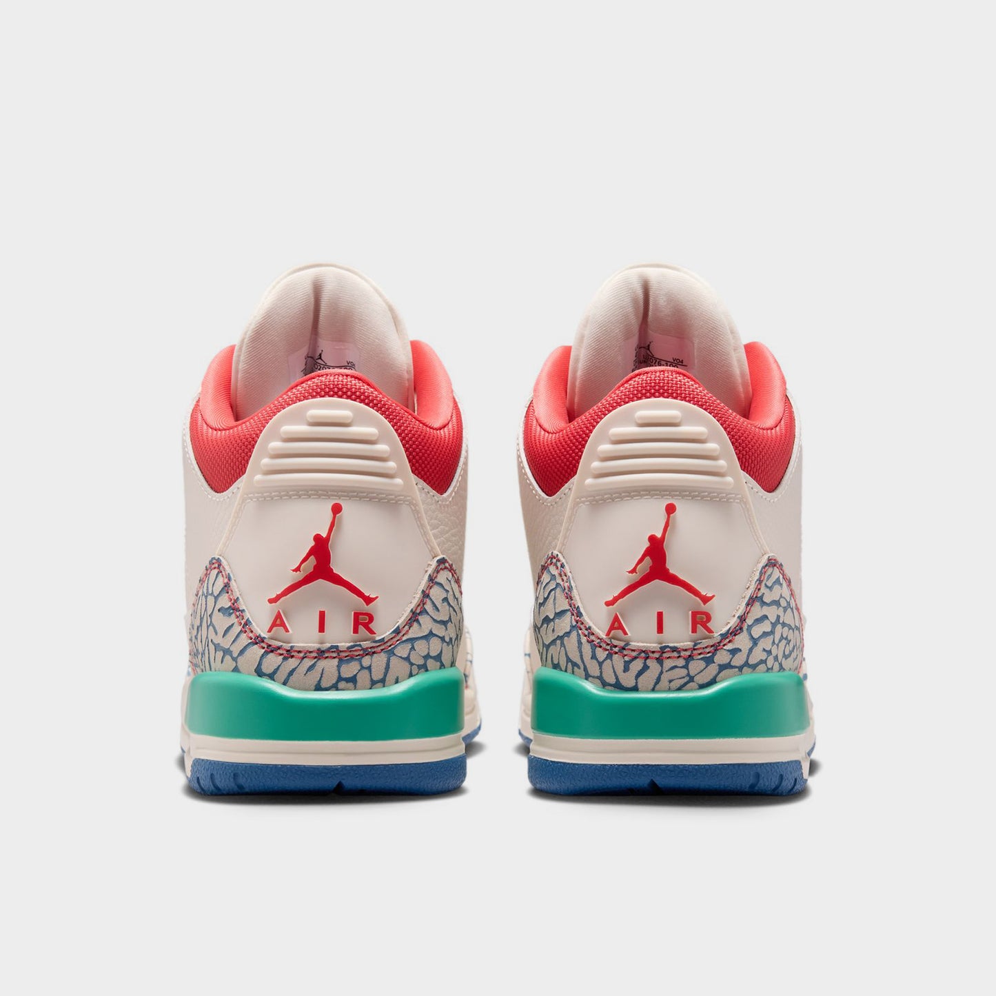 Jordan 3 Retro GS Chalk / Track Red - True Blue