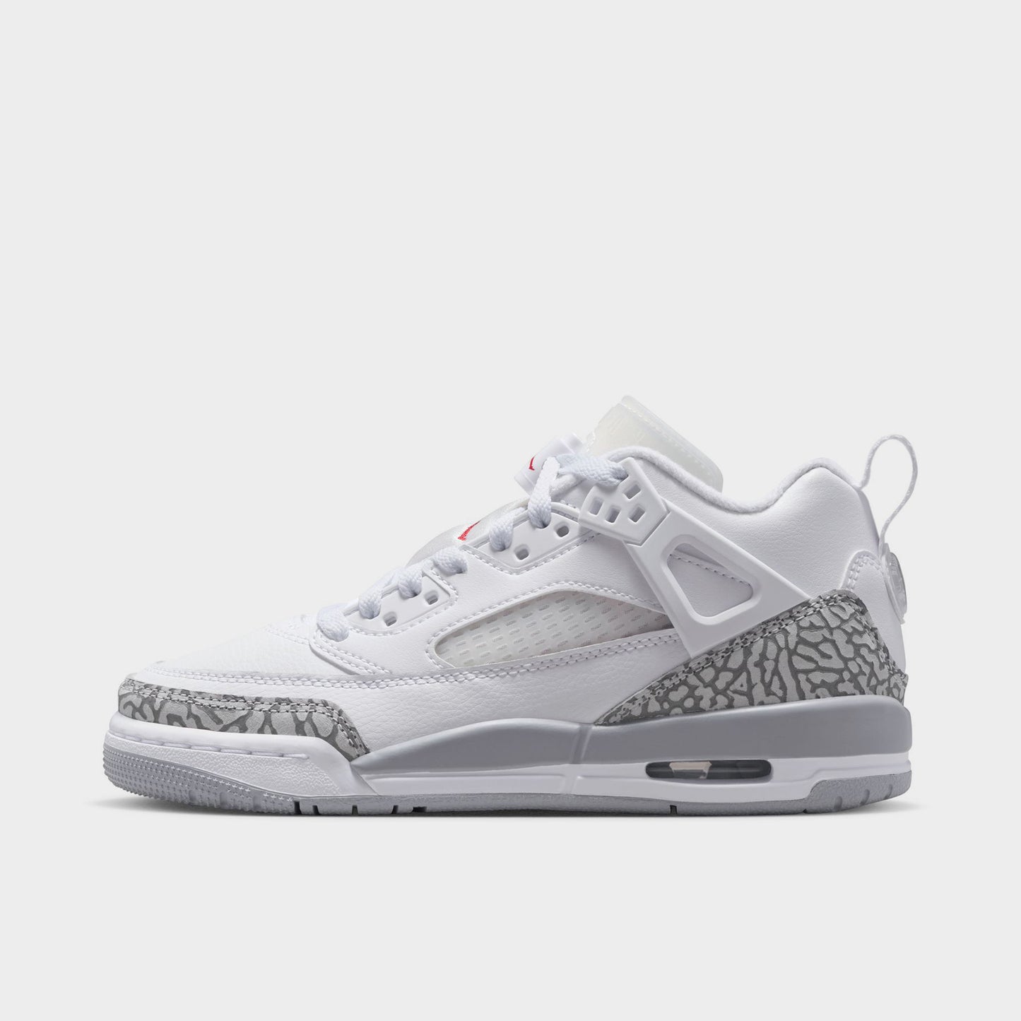 Jordan Spizike Low GS White / Wolf Grey - Varsity Red