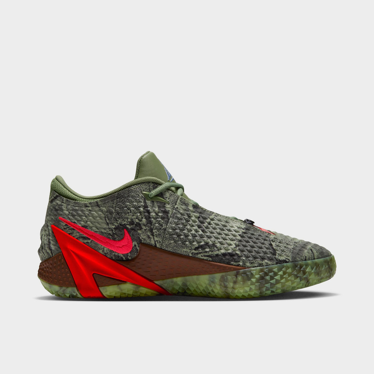 Nike Ja 4 Oil Green / Bright Crimson - Light Lemon Twist
