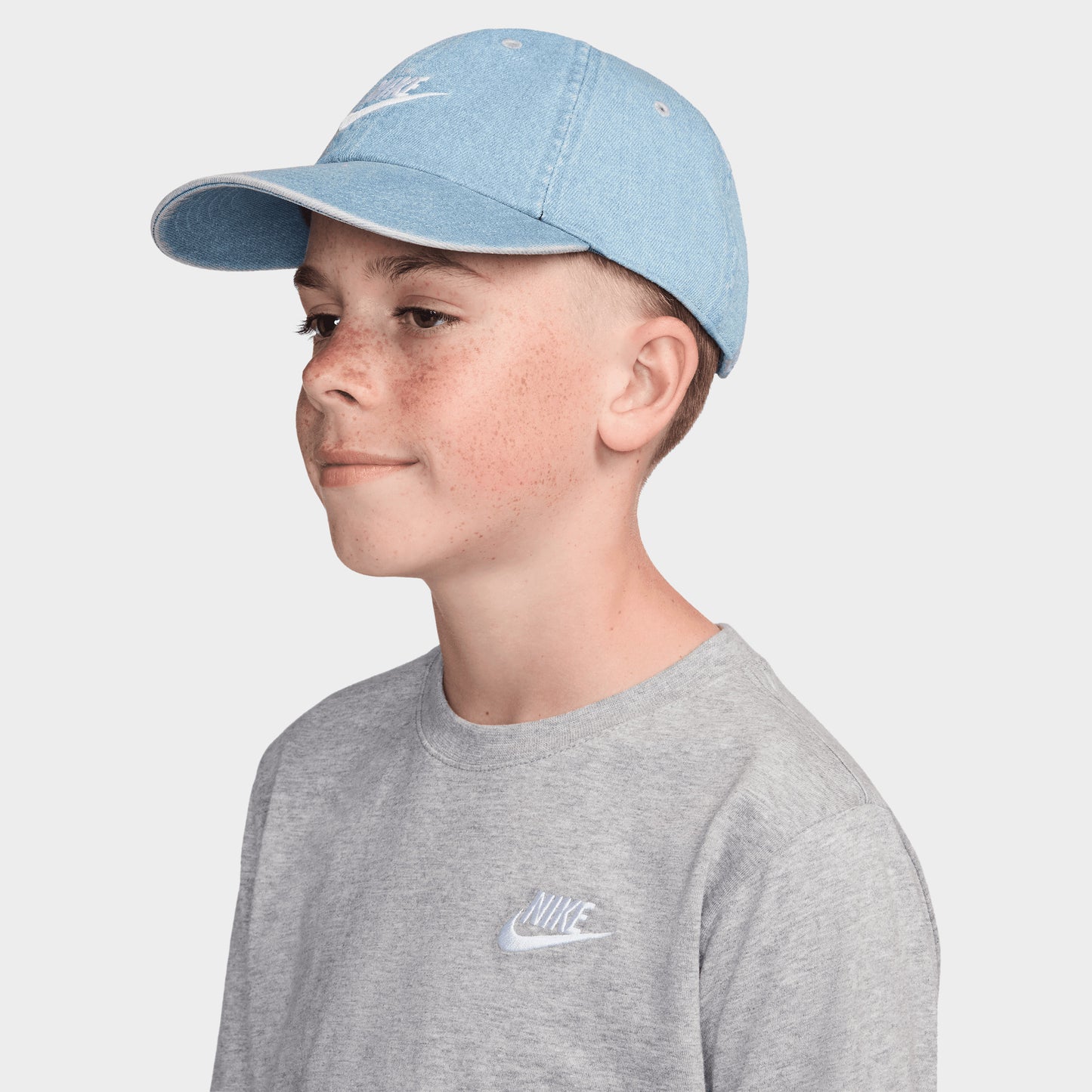 Nike Enfant Casquette Non Structurée Futura Lavage Denim / Aegean Storm