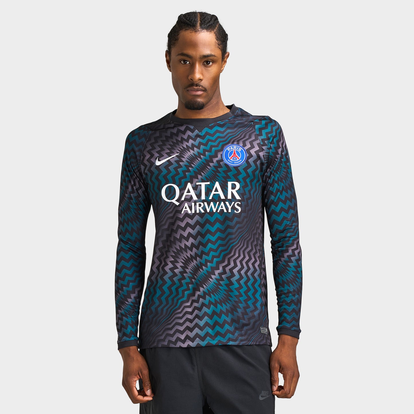 Nike PSG Longsleeve Stadium Goalkeeper Jersey / Black